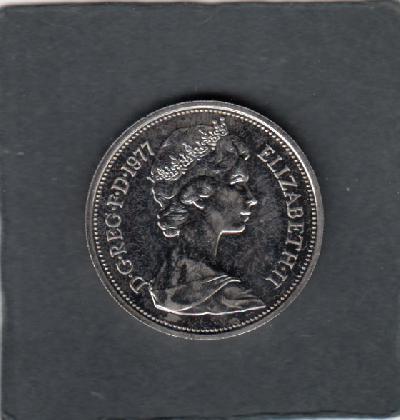 Beschrijving: 10 Pence ELIZABETH II